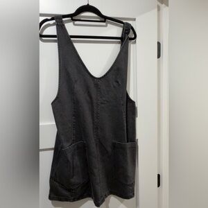 We The Free Charcoal Denim Top